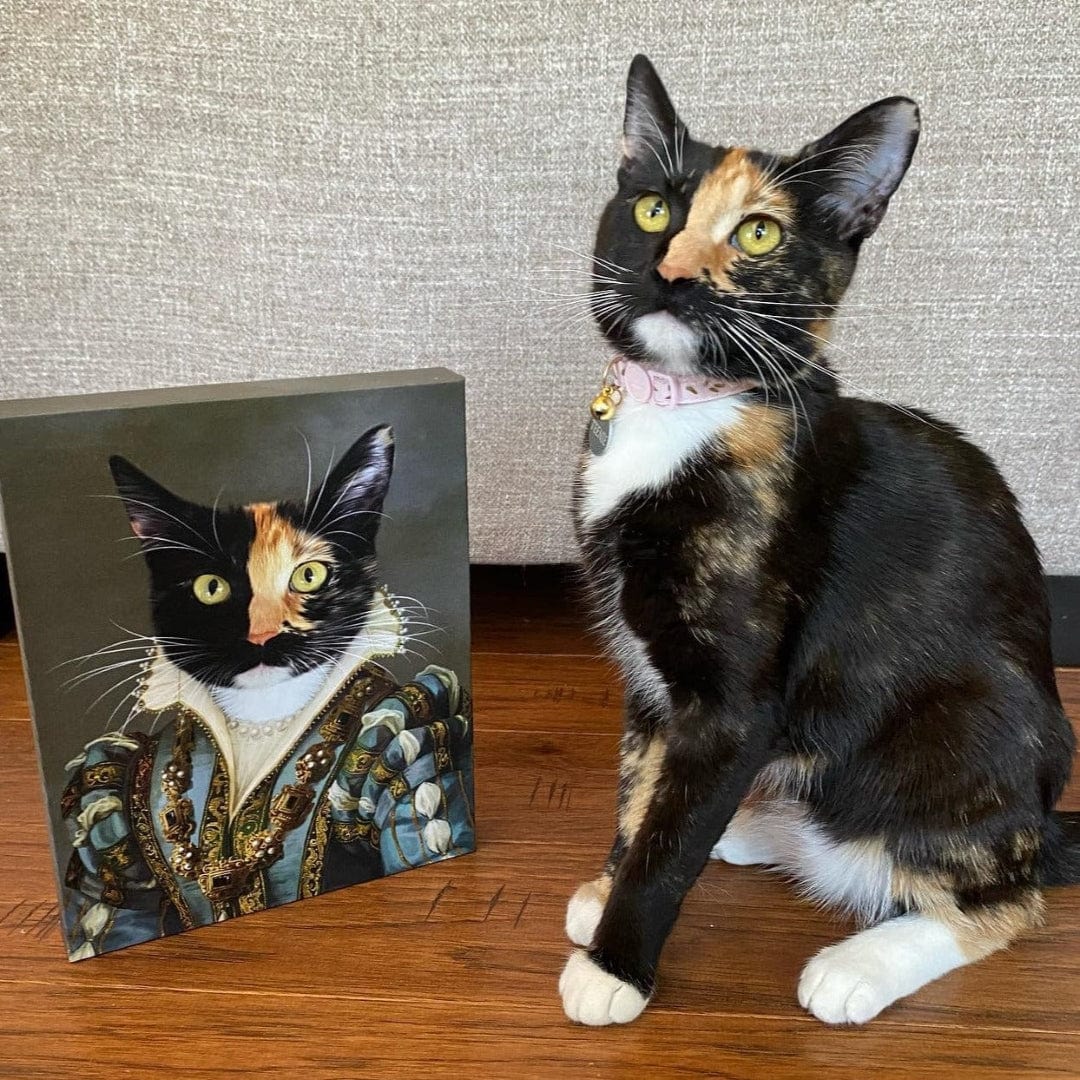 The Sapphire Queen - Custom Pet Canvas