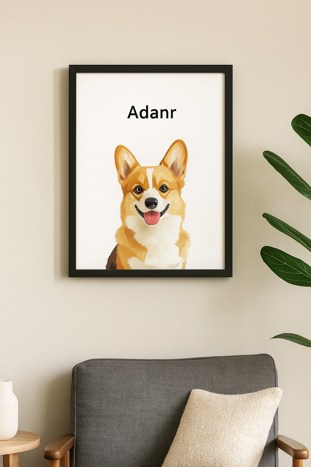 Custom Pet Portrait – Modern Pet Portrait