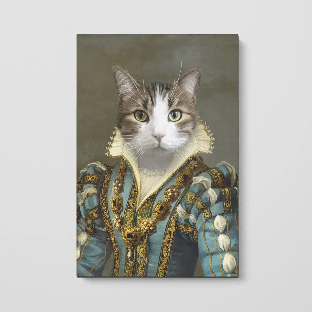 The Sapphire Queen - Custom Pet Canvas