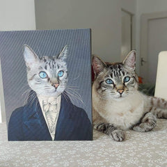 The Aristocrat - Custom Pet Canvas