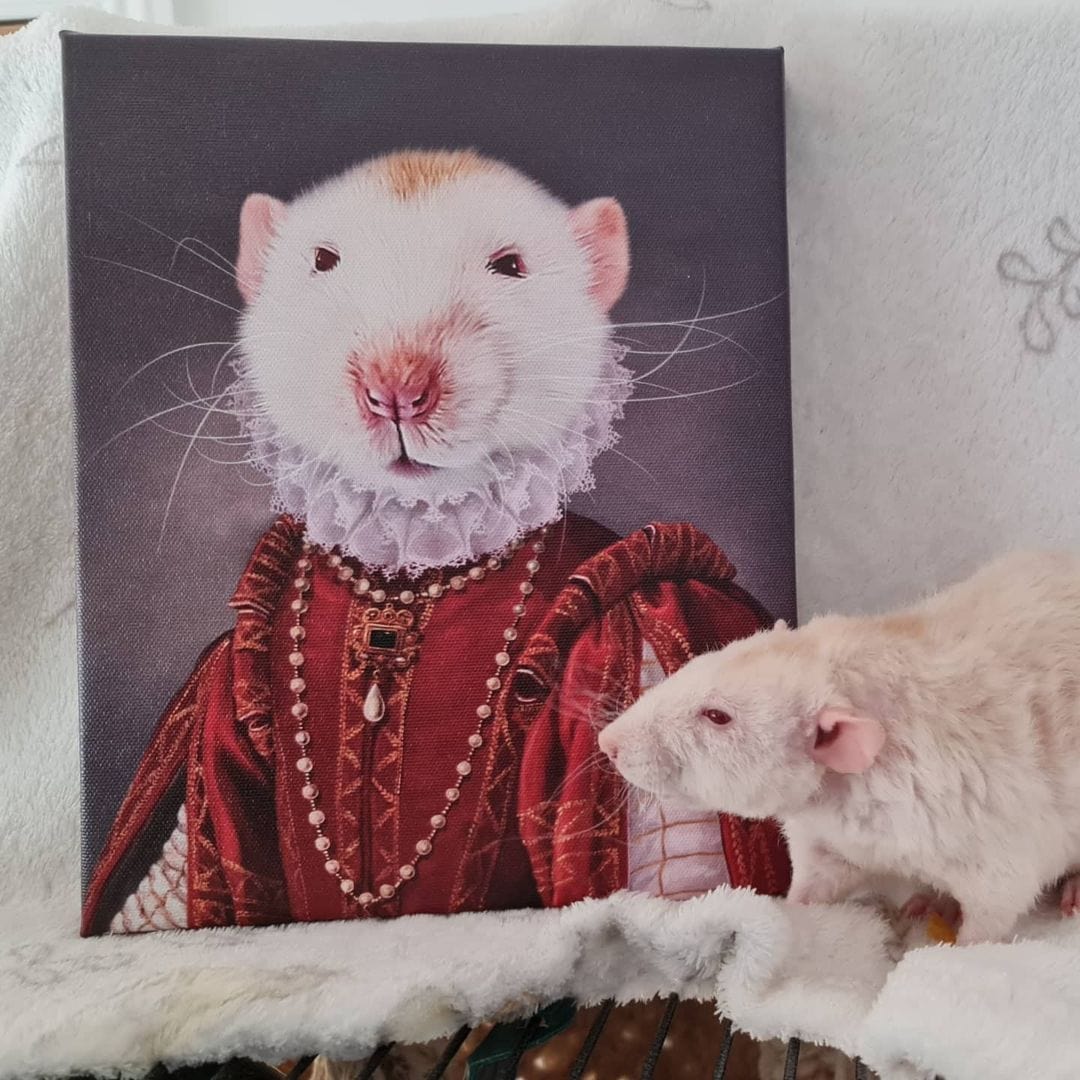 The Queen of Roses - Custom Pet Canvas