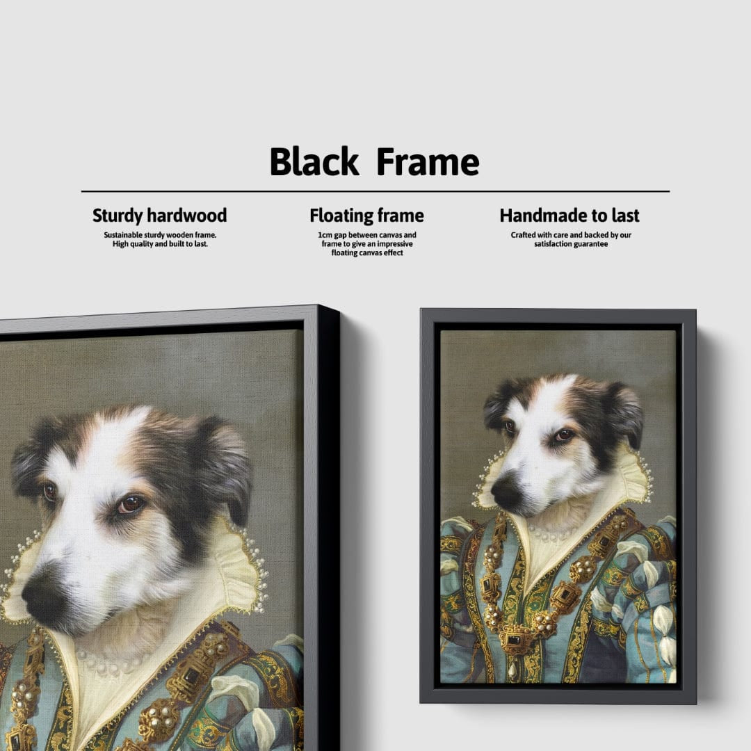 The Sapphire Queen - Custom Pet Canvas