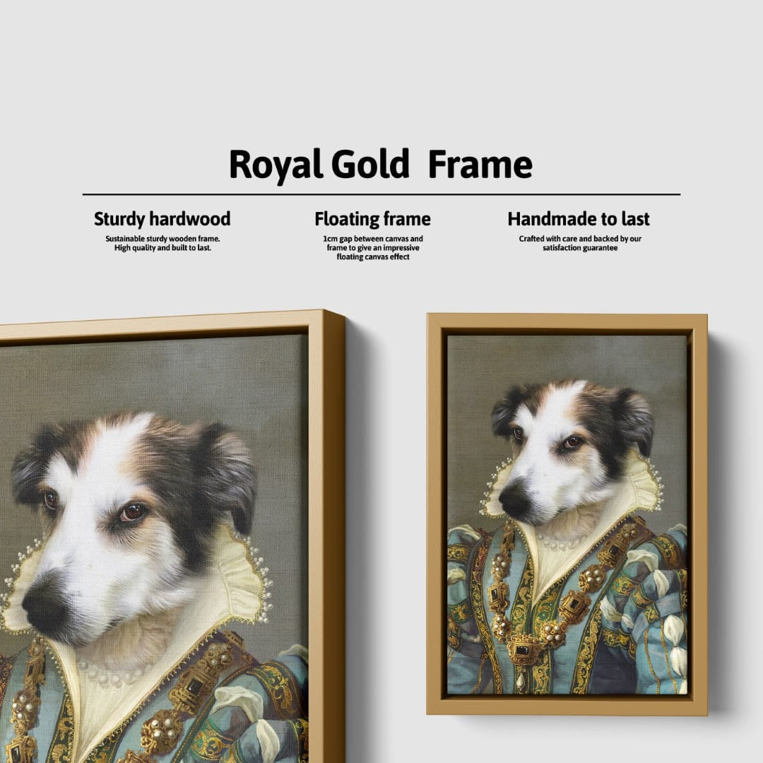 The Sapphire Queen - Custom Pet Canvas
