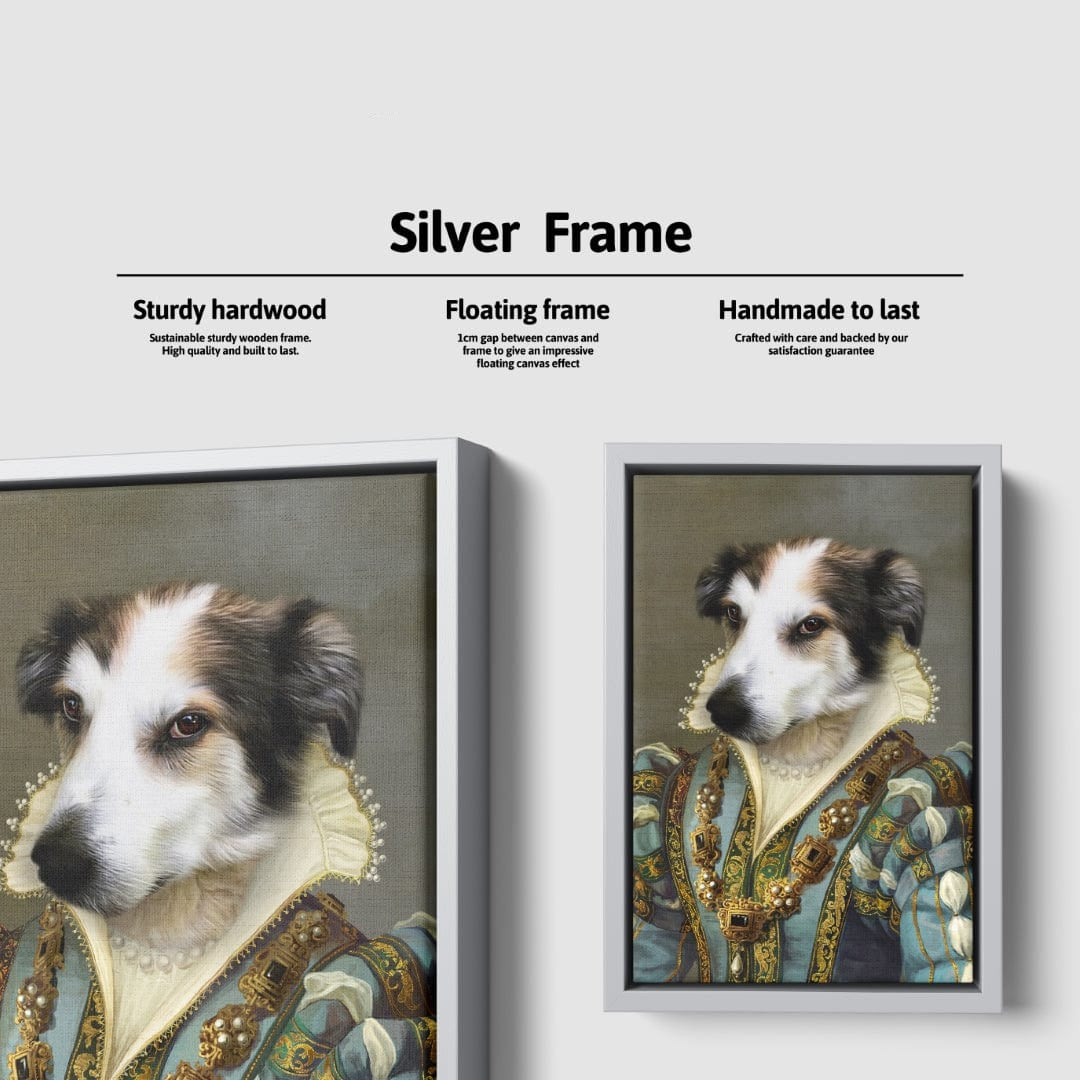 The Sapphire Queen - Custom Pet Canvas
