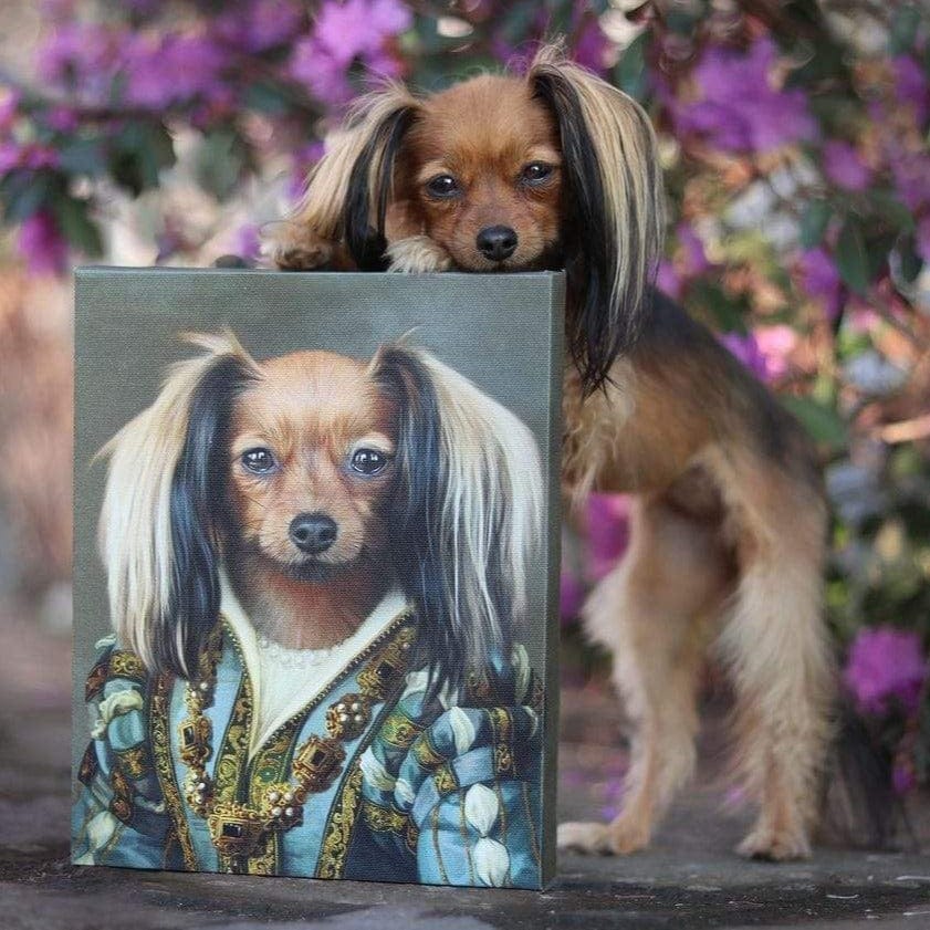 The Sapphire Queen - Custom Pet Canvas