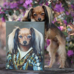 The Sapphire Queen - Custom Pet Canvas