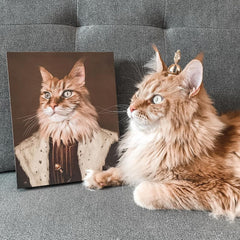 The Young King - Custom Pet Canvas