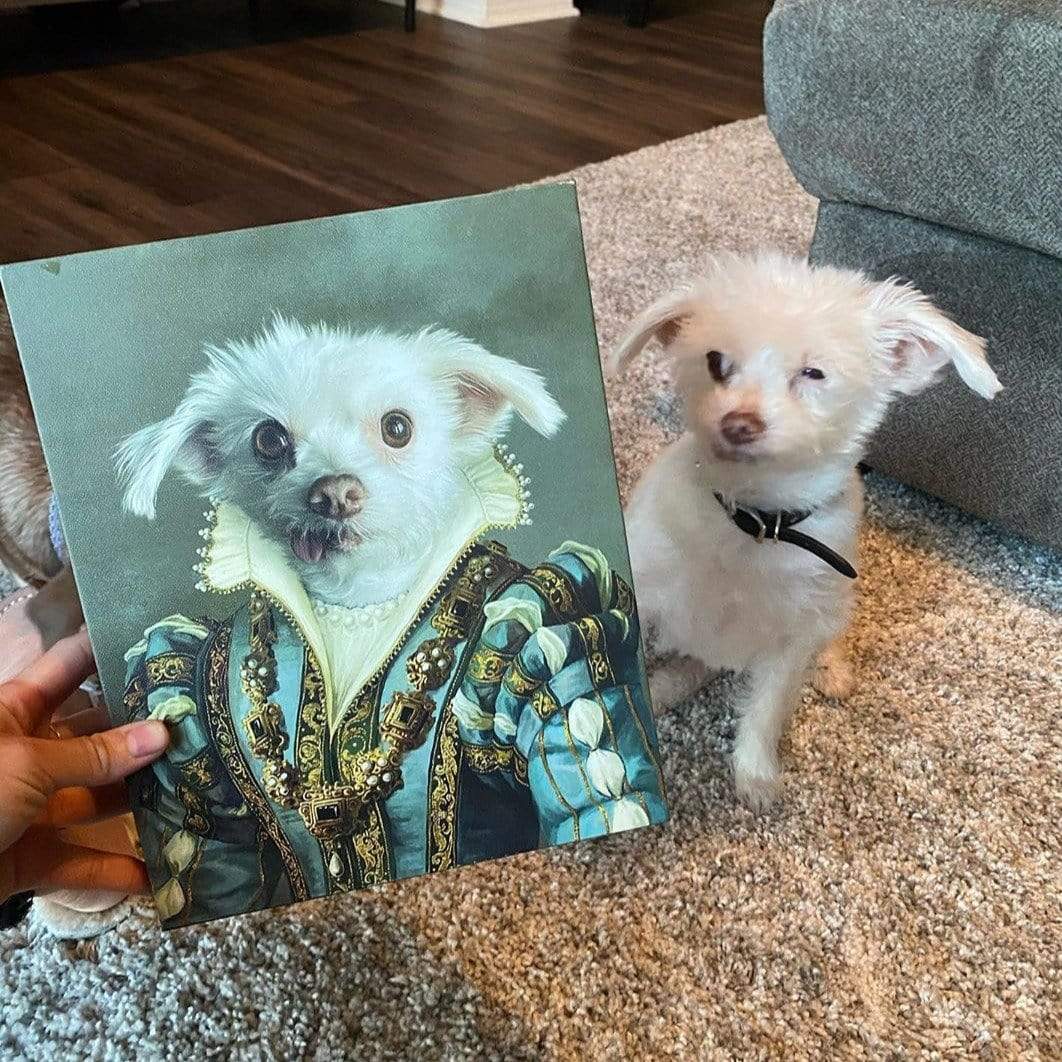 The Sapphire Queen - Custom Pet Canvas