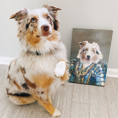 The Sapphire Queen - Custom Pet Canvas