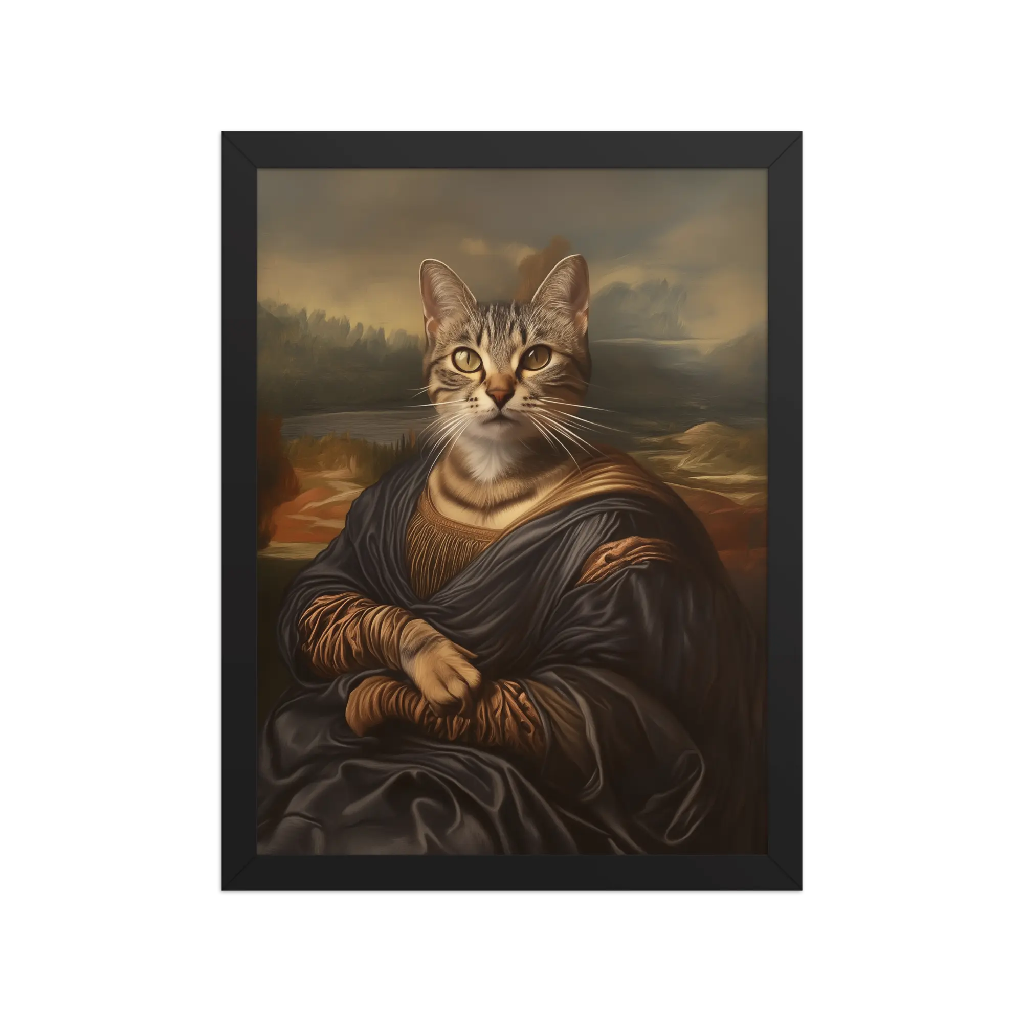 Custom Pet Portraits - Mona Lisa Style Pet Paintings