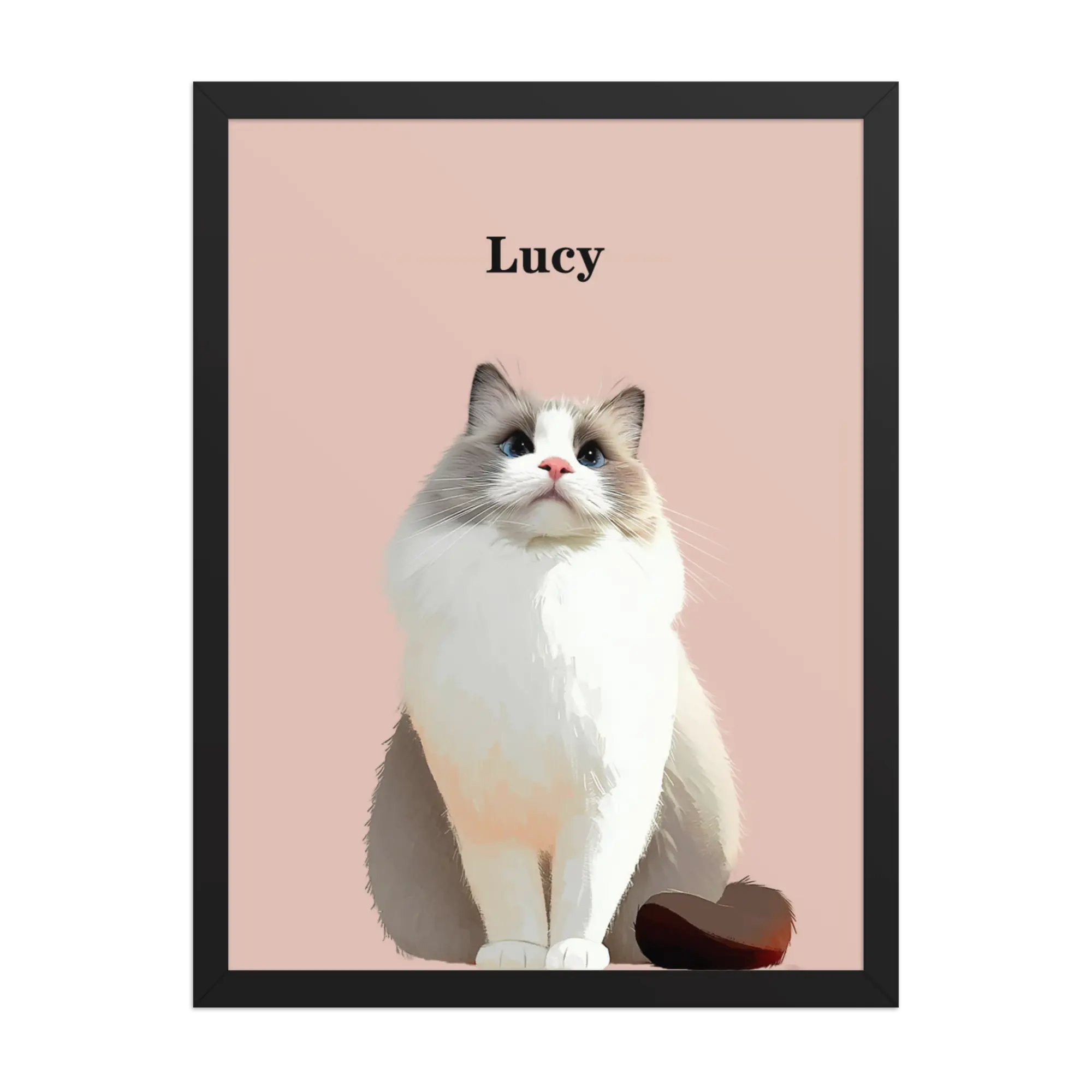 Custom Pet Portrait – Modern Pet Portrait
