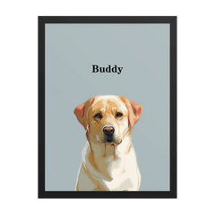 Custom Pet Portrait – Modern Pet Portrait