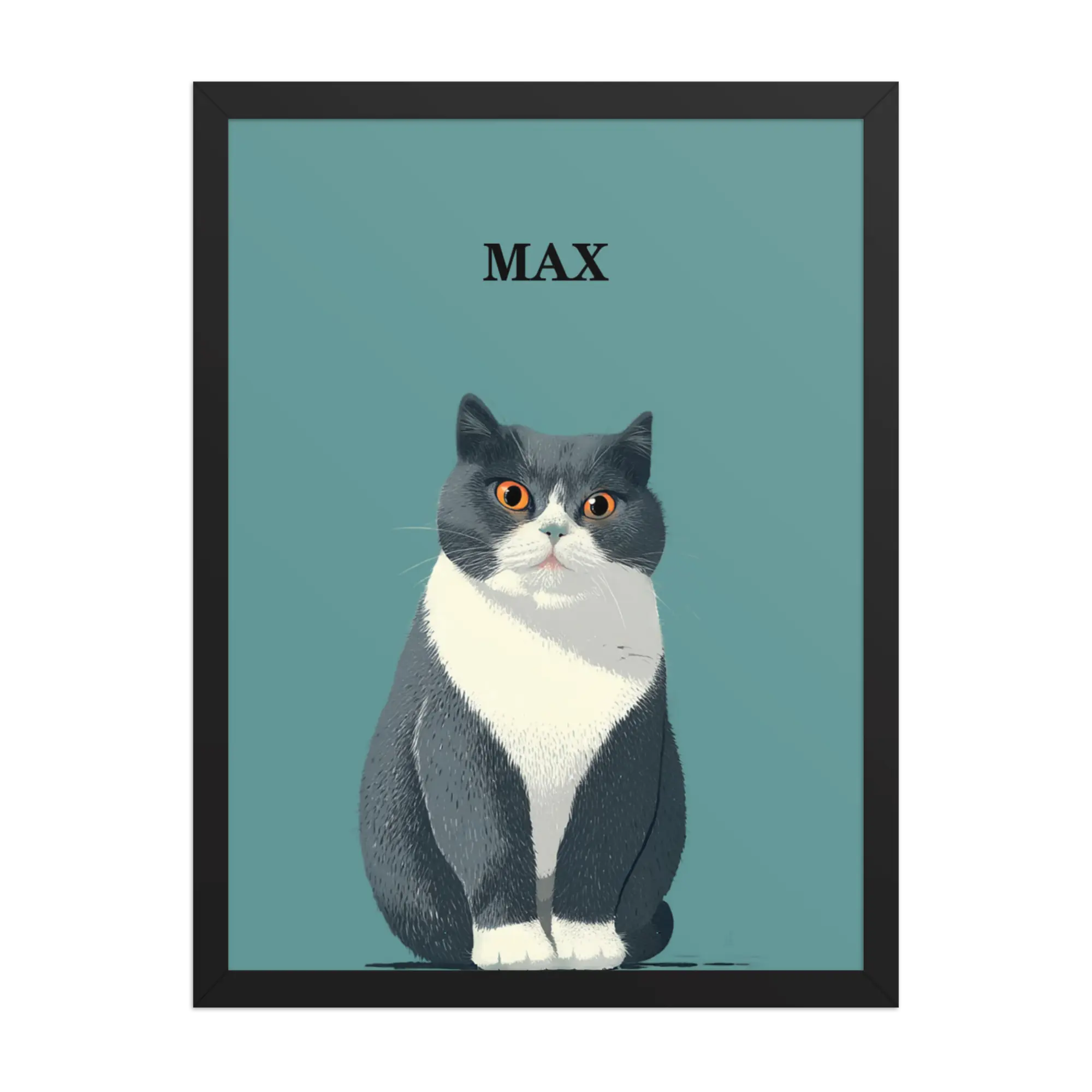 Custom Pet Portrait – Modern Pet Portrait