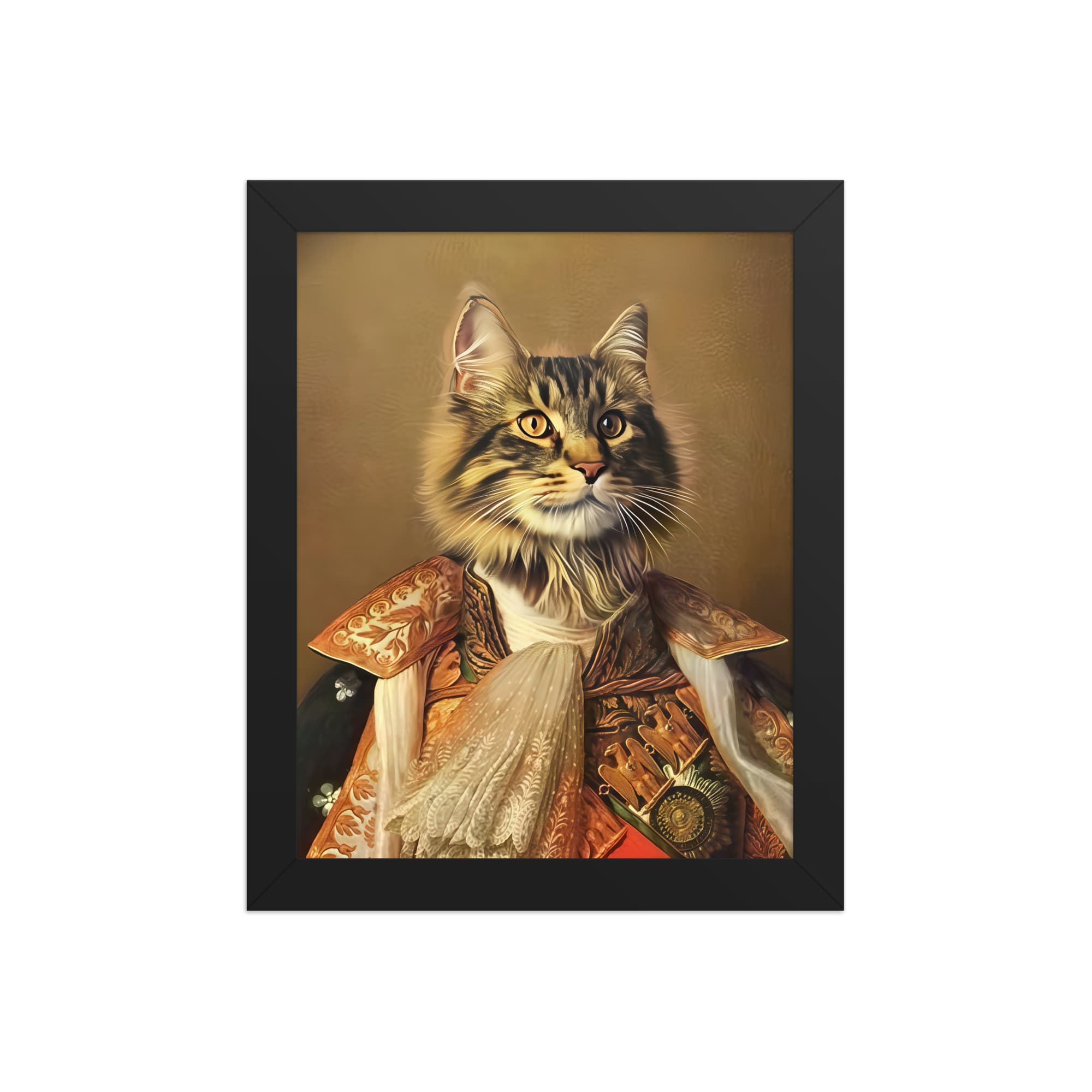 The King of France – Custom Pet Portrait in Royal French Attire