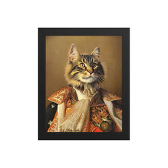 The King of France – Custom Pet Portrait in Royal French Attire