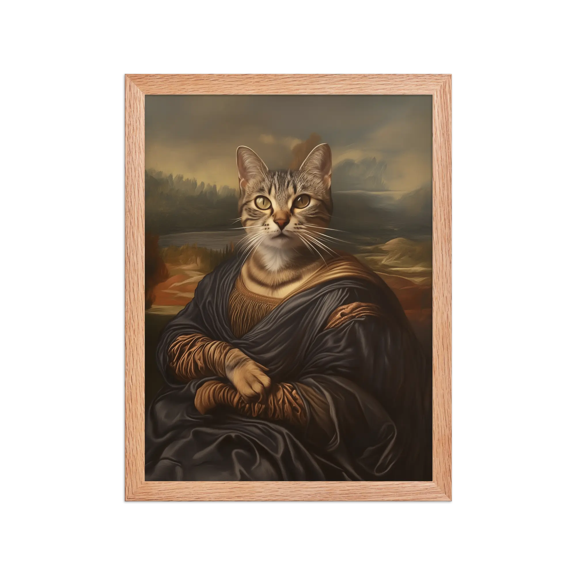 Custom Pet Portraits - Mona Lisa Style Pet Paintings