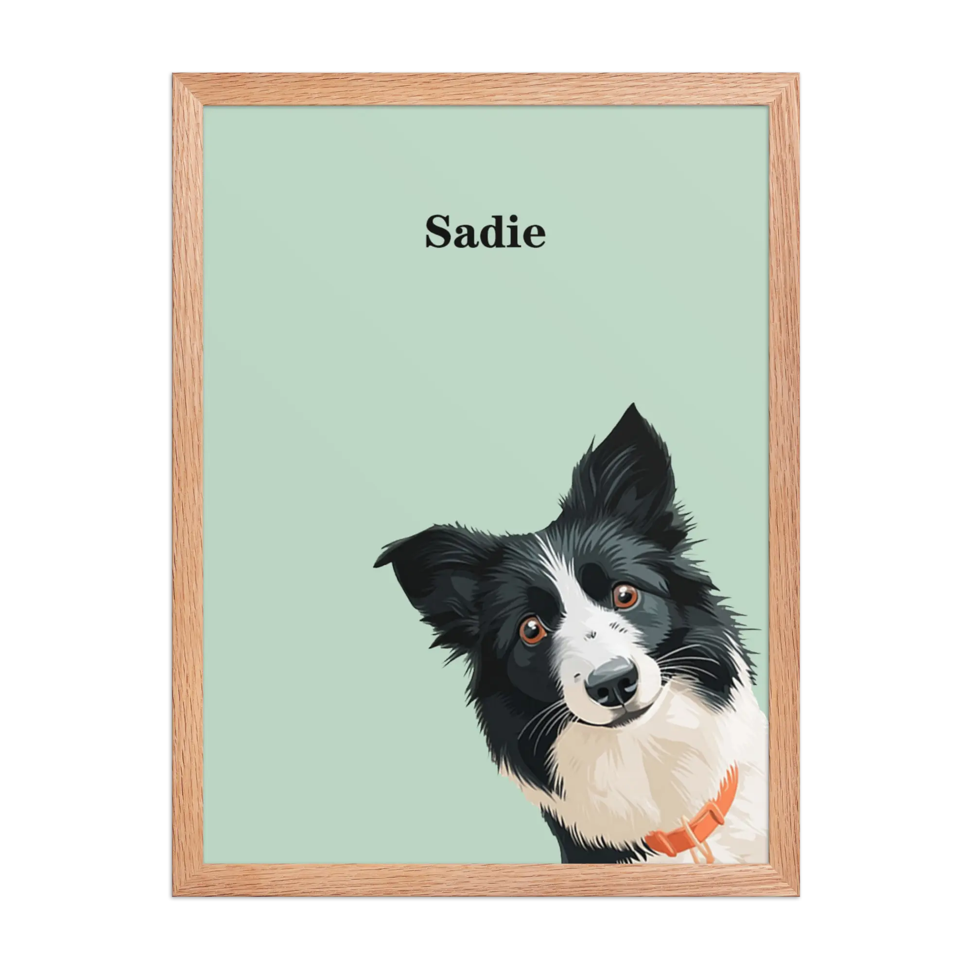 Custom Pet Portrait – Modern Pet Portrait