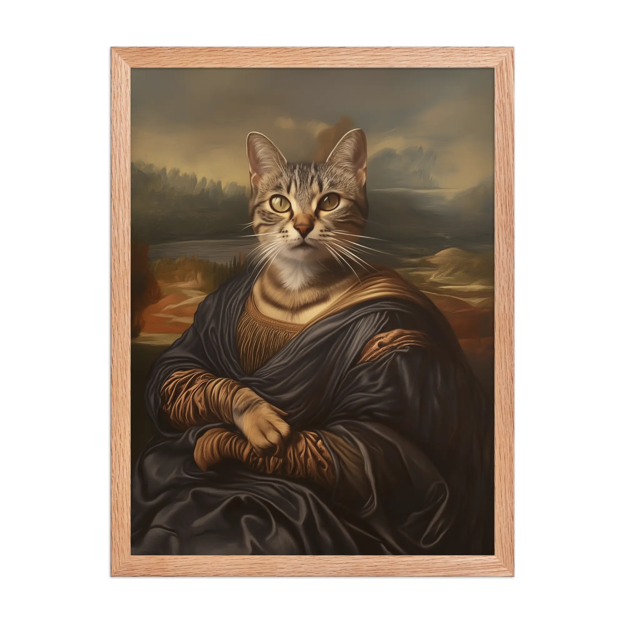 Custom Pet Portraits - Mona Lisa Style Pet Paintings