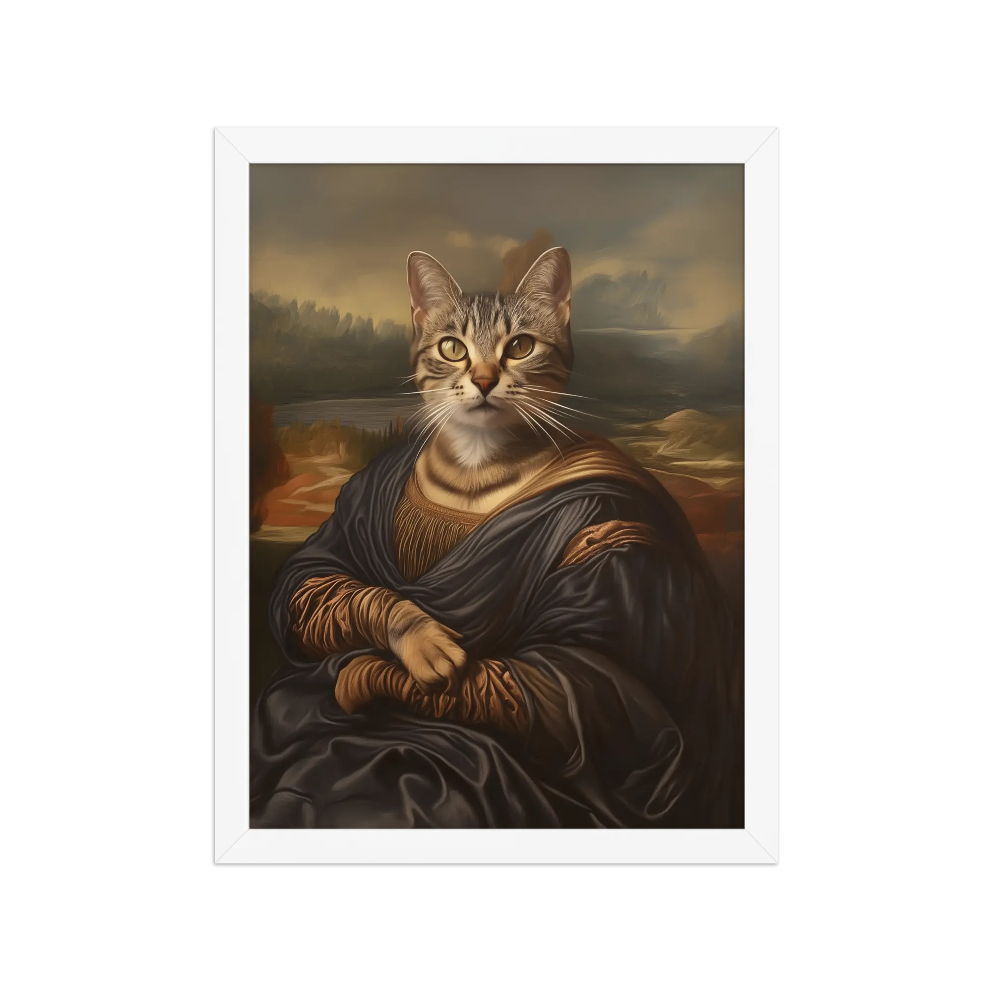 Custom Pet Portraits - Mona Lisa Style Pet Paintings