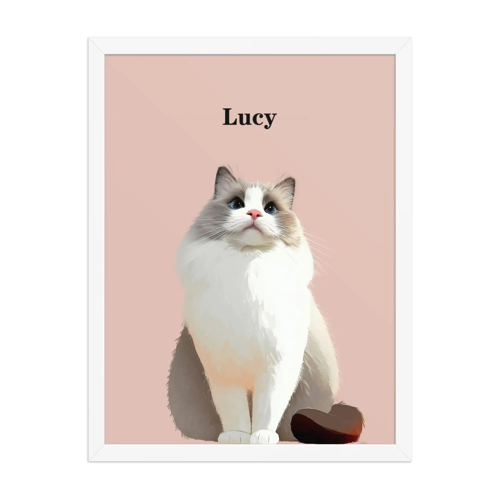 Custom Pet Portrait – Modern Pet Portrait