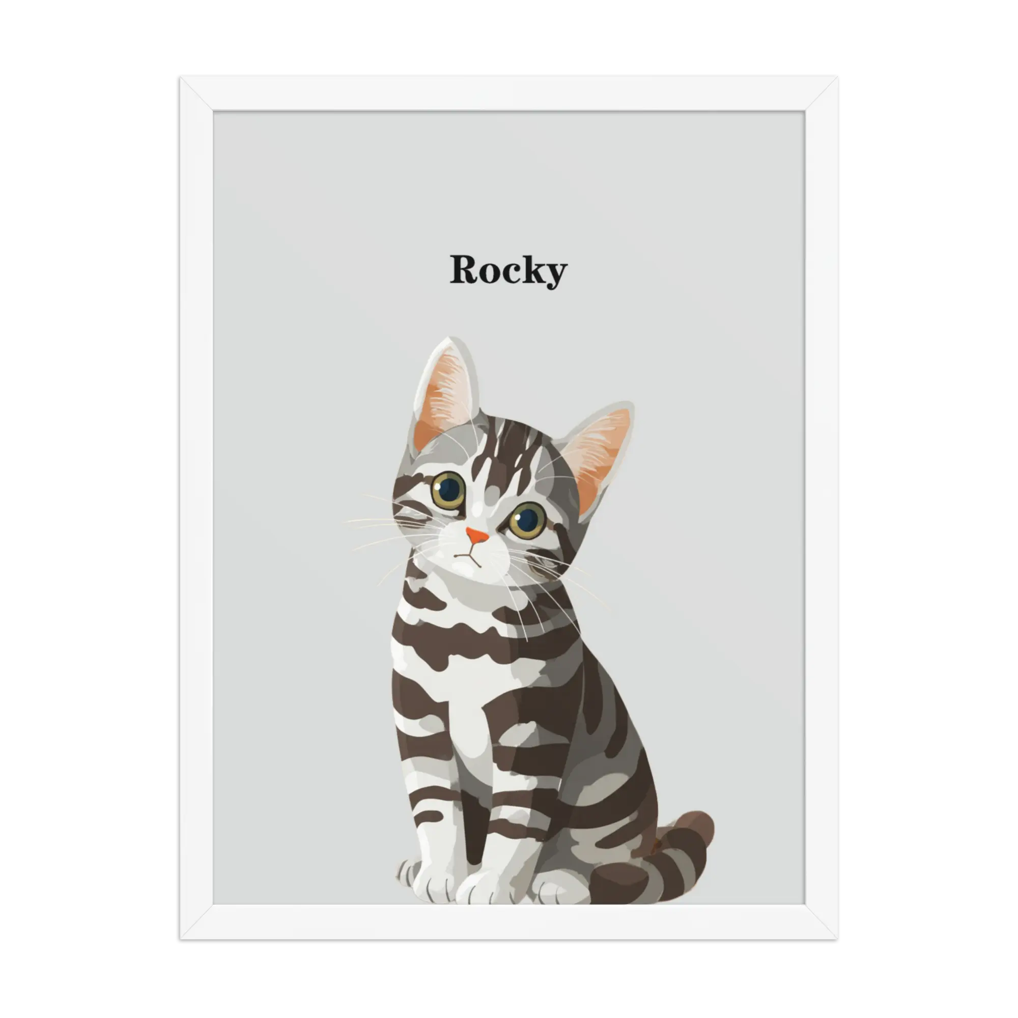 Custom Pet Portrait – Modern Pet Portrait