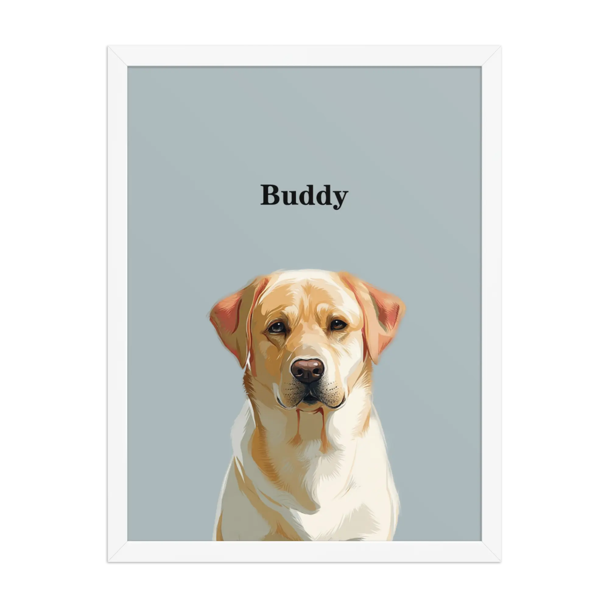Custom Pet Portrait – Modern Pet Portrait