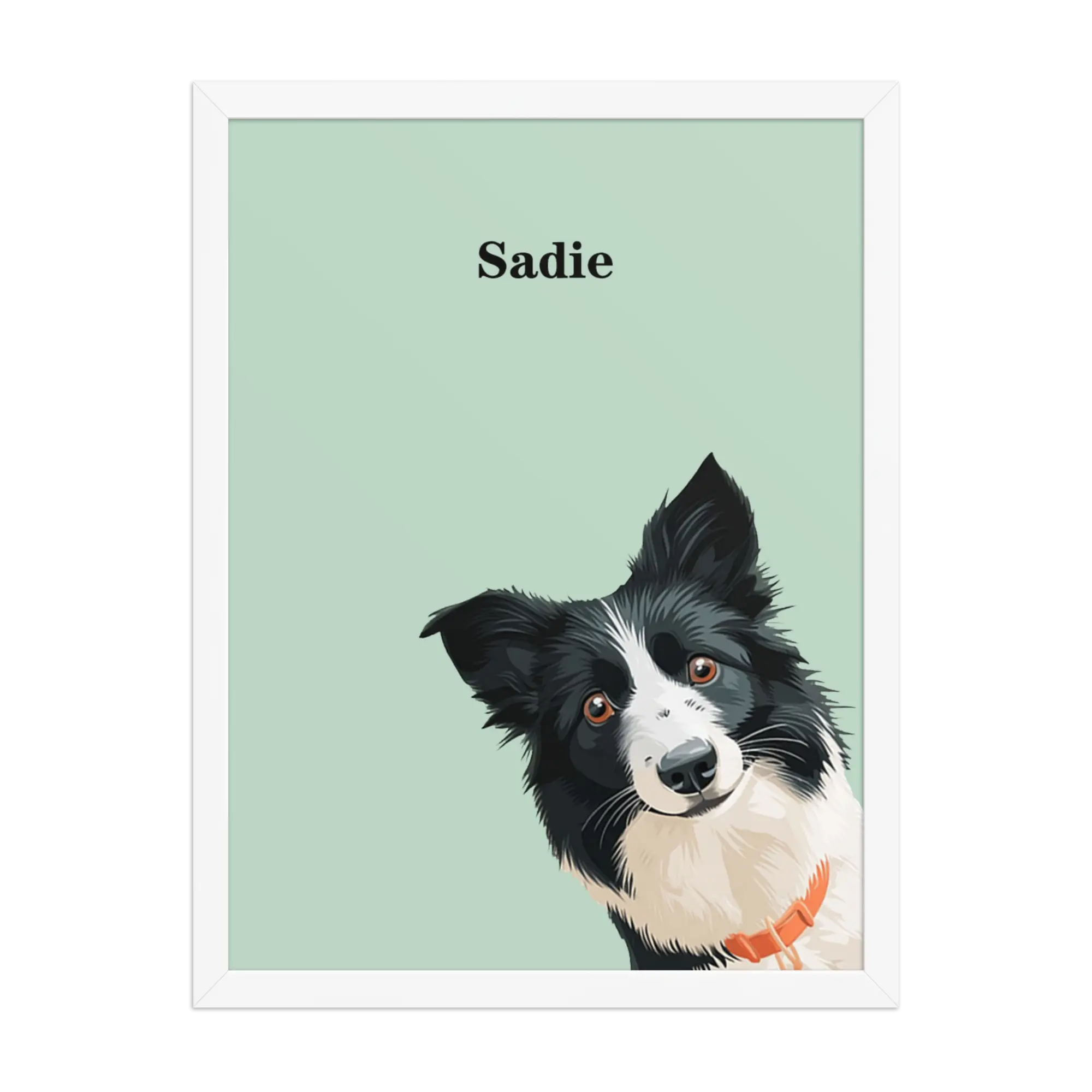 Custom Pet Portrait – Modern Pet Portrait