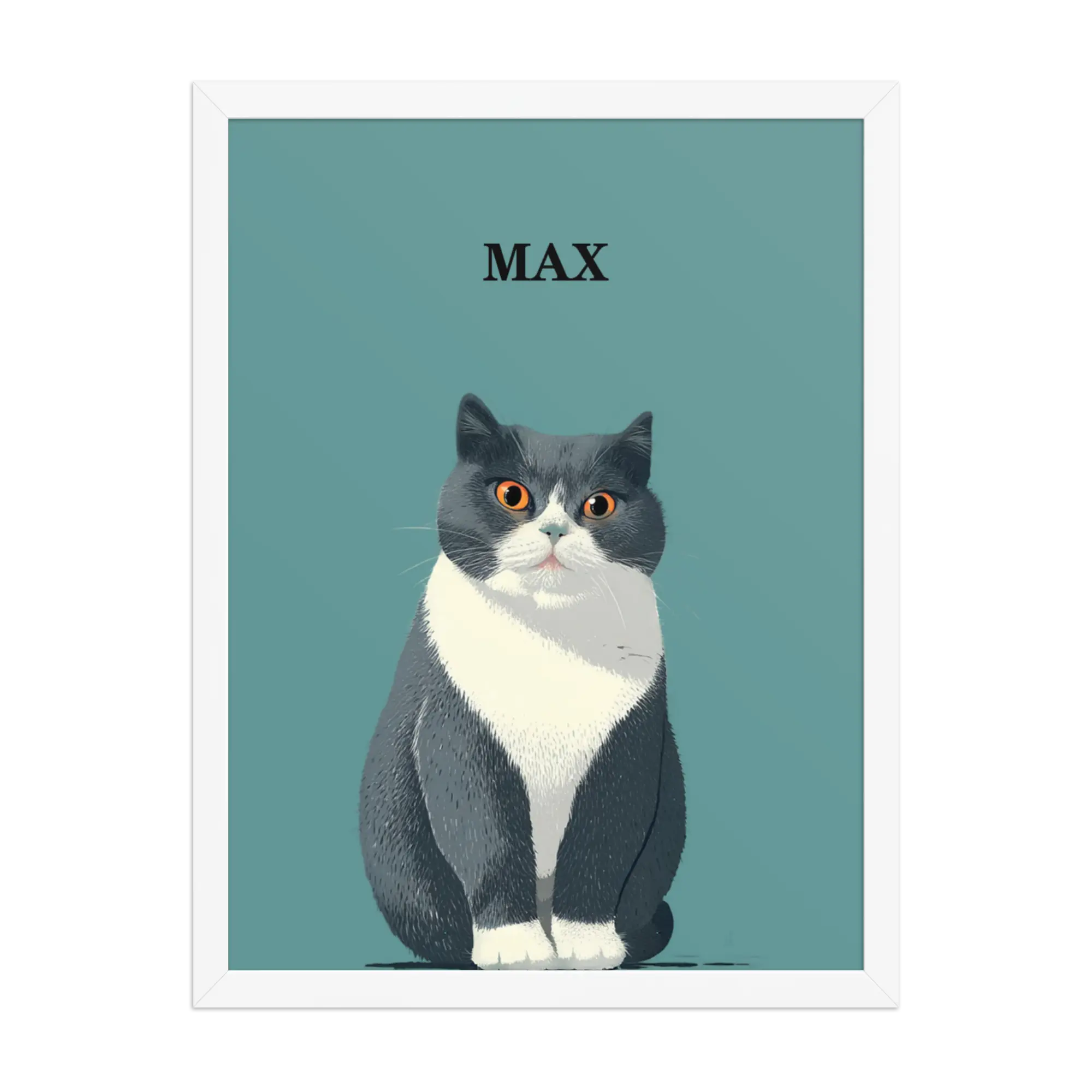 Custom Pet Portrait – Modern Pet Portrait