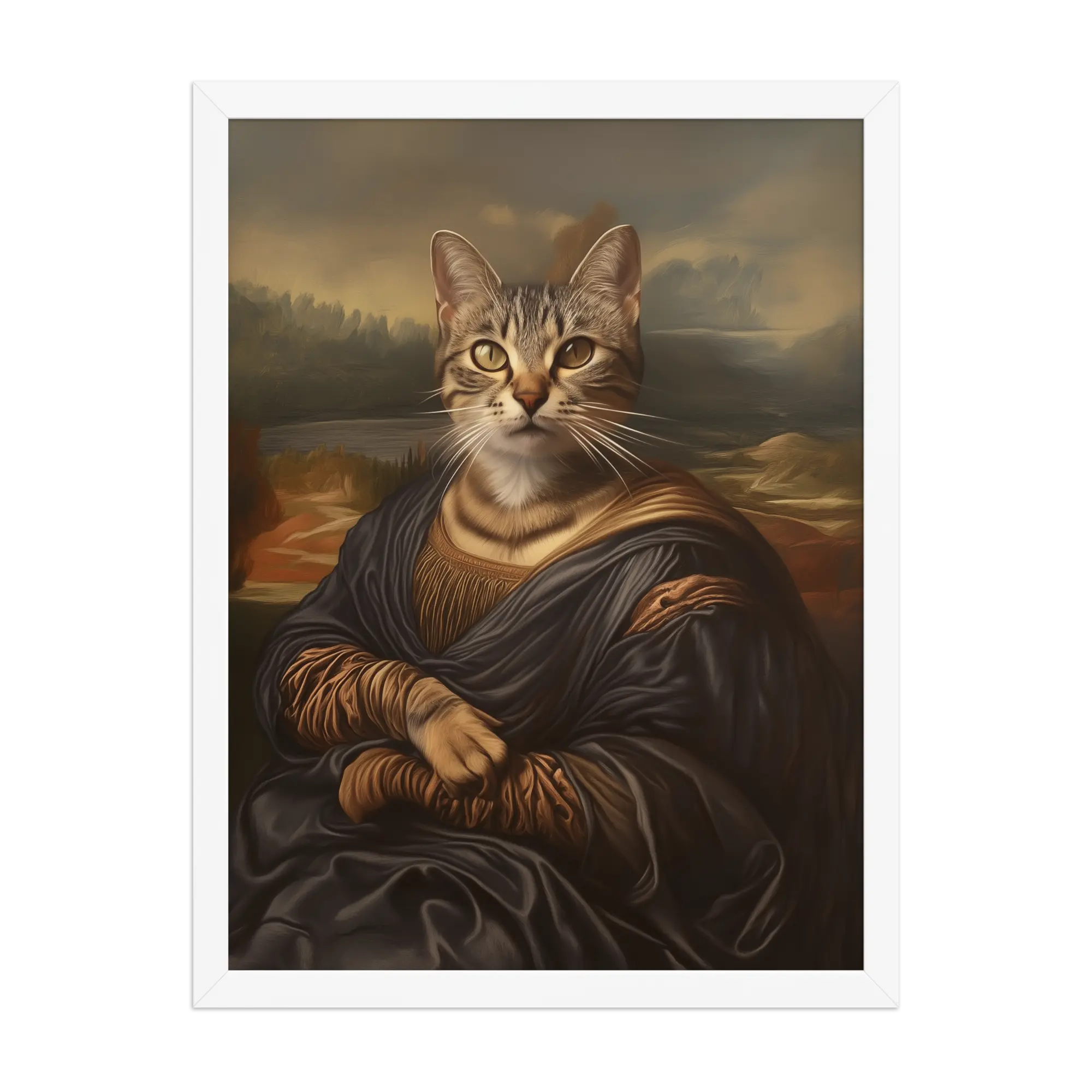 Custom Pet Portraits - Mona Lisa Style Pet Paintings
