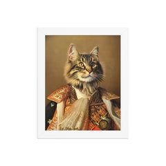 The King of France – Custom Pet Portrait in Royal French Attire