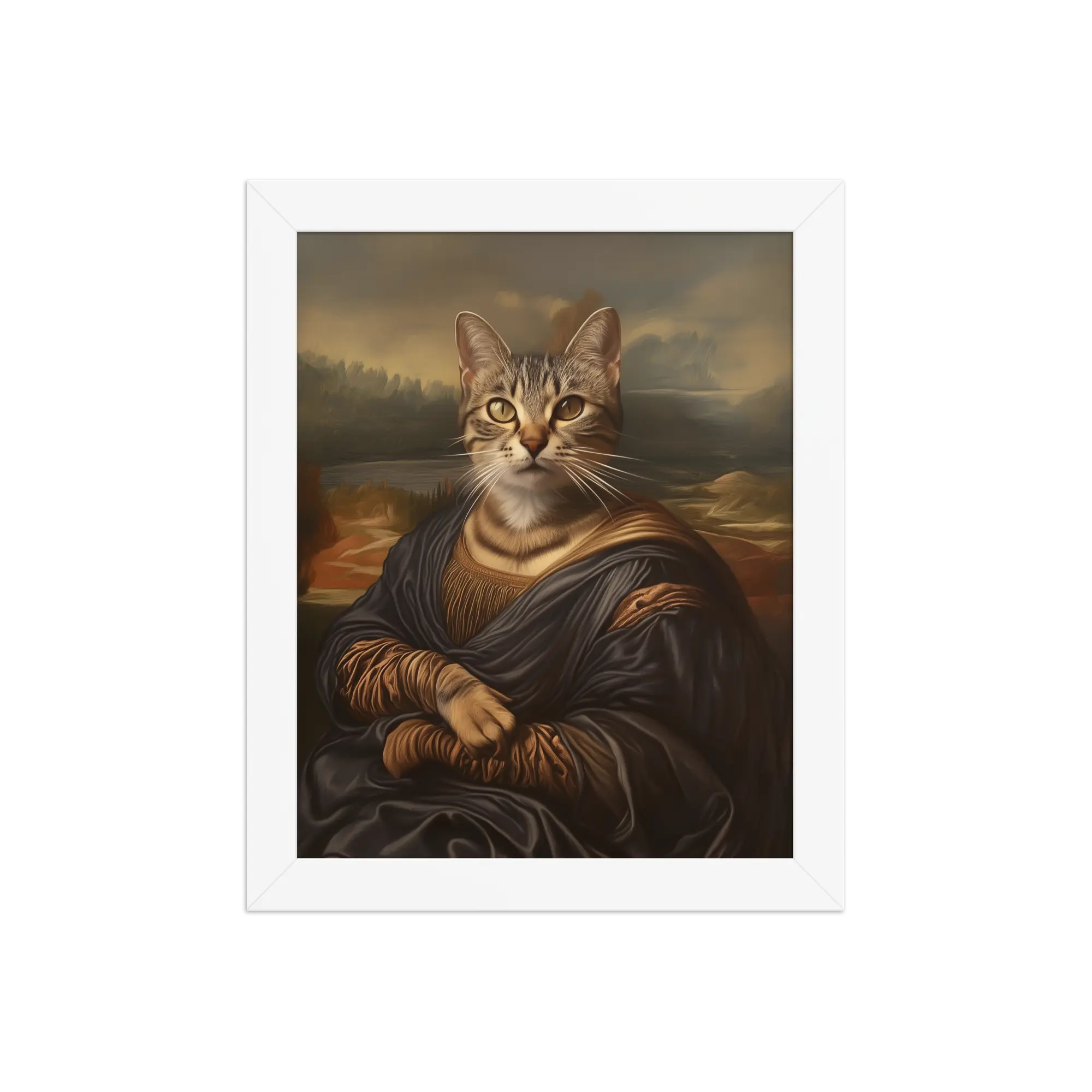Custom Pet Portraits - Mona Lisa Style Pet Paintings