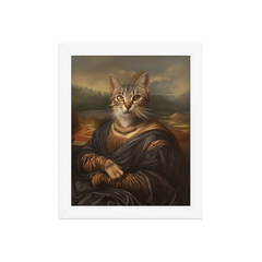 Custom Pet Portraits - Mona Lisa Style Pet Paintings