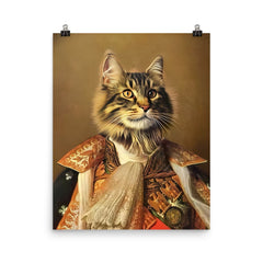 The King of France – Custom Pet Portrait in Royal French Attire