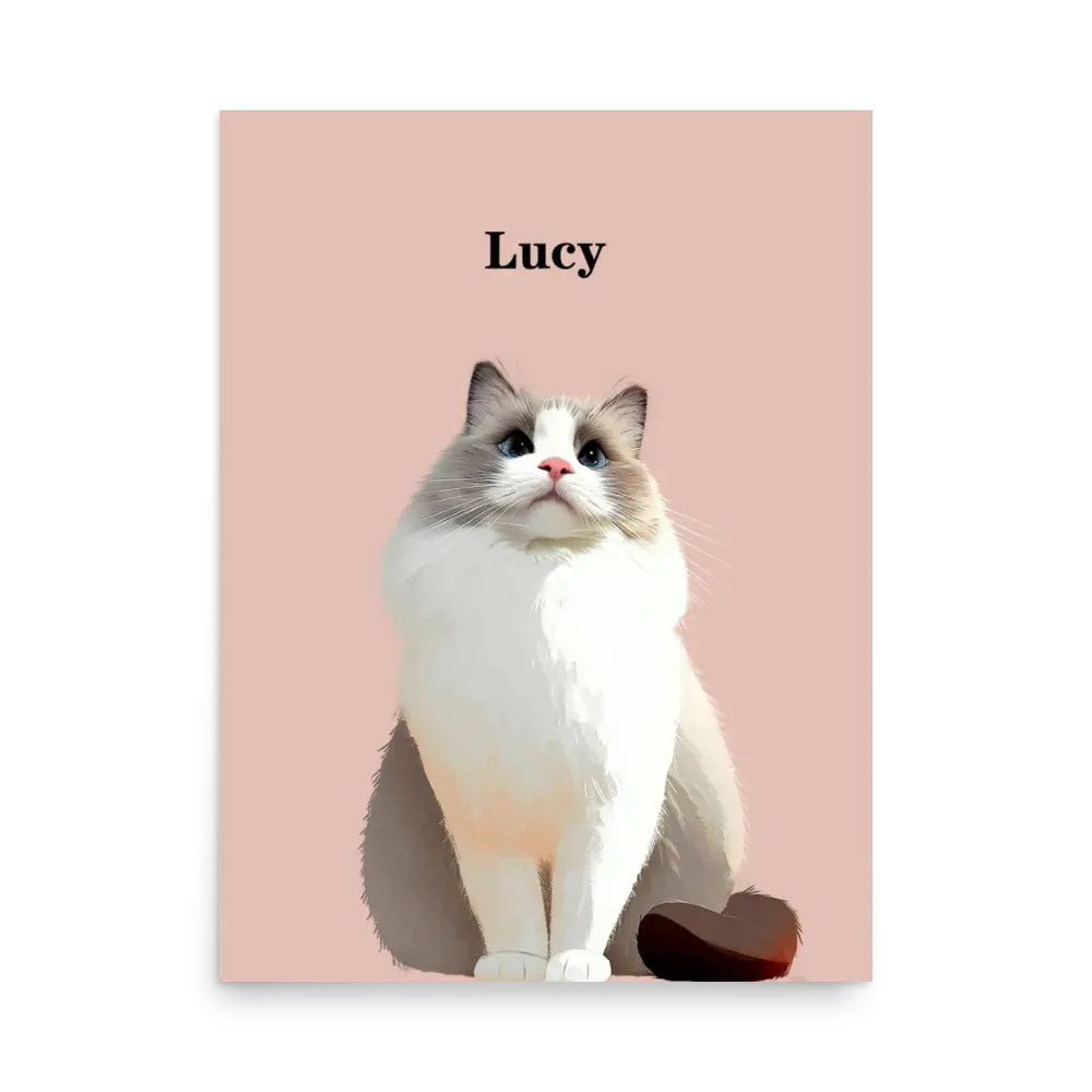 Custom Pet Portrait – Modern Pet Portrait