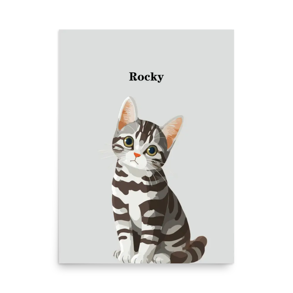 Custom Pet Portrait – Modern Pet Portrait