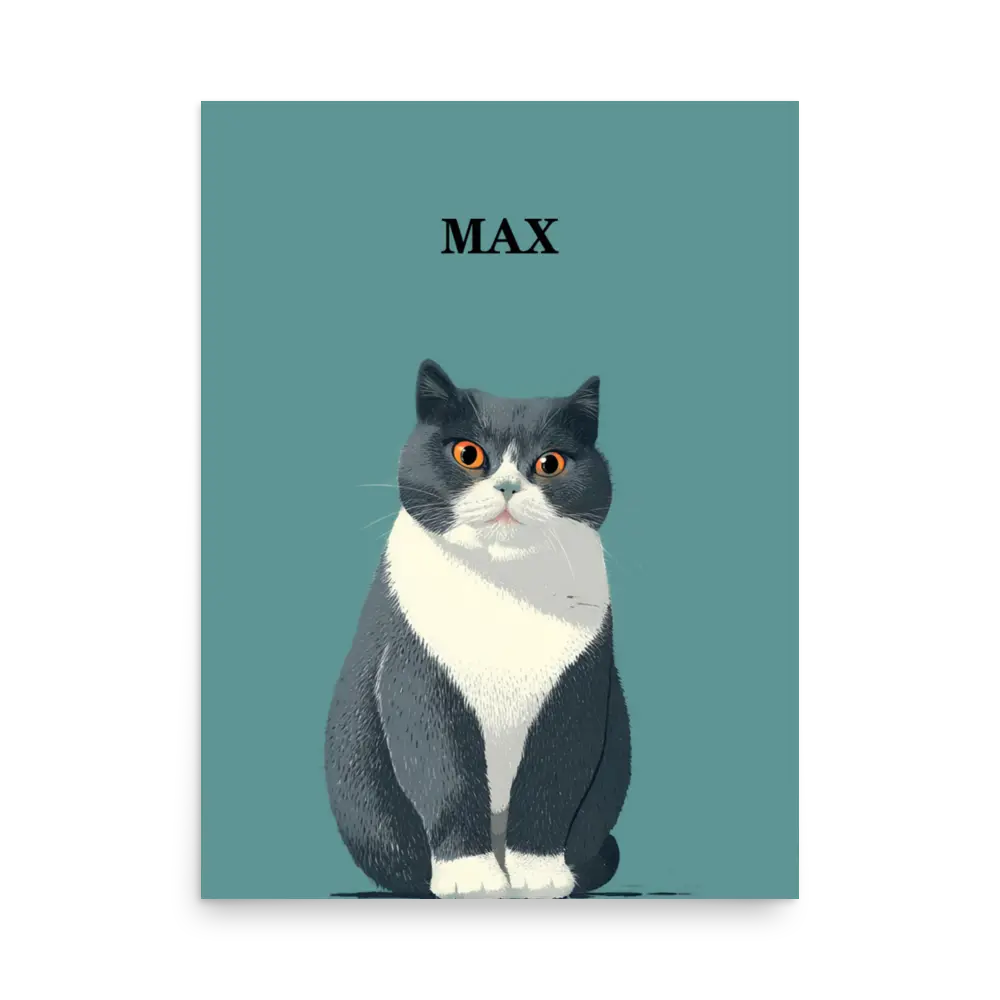 Custom Pet Portrait – Modern Pet Portrait