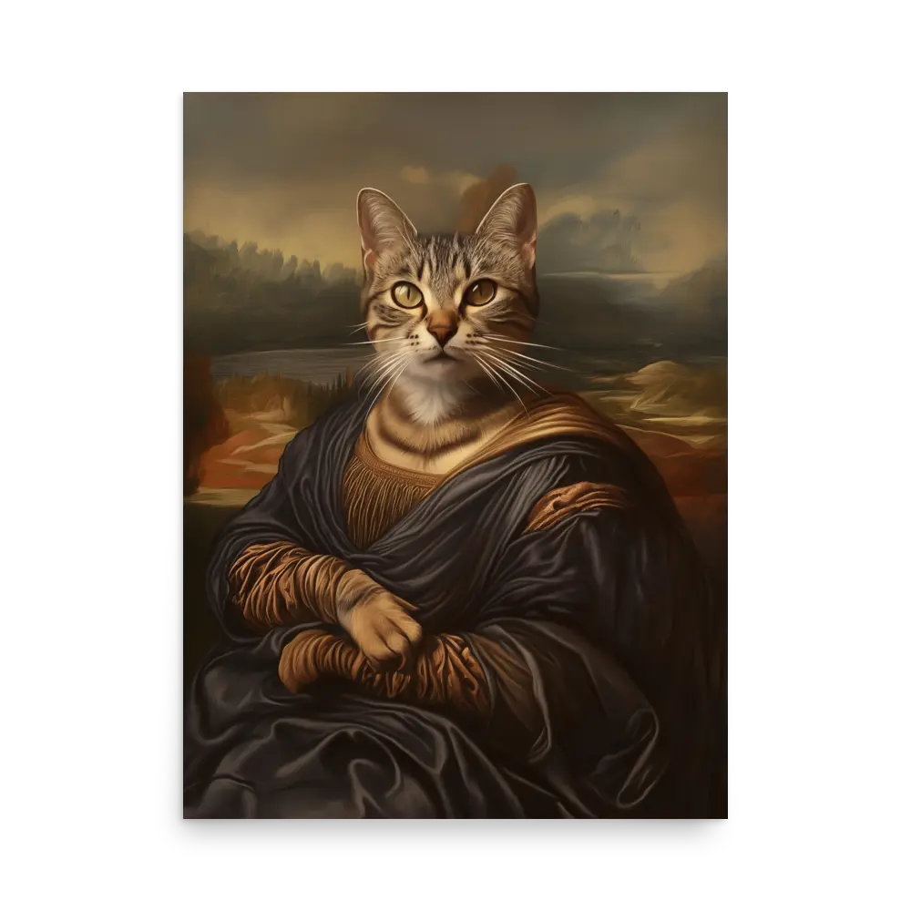 Custom Pet Portraits - Mona Lisa Style Pet Paintings