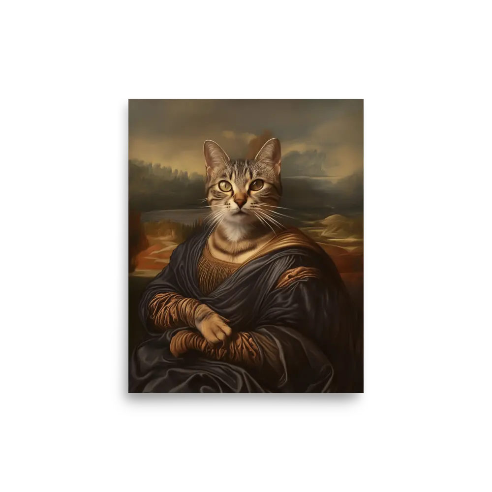 Custom Pet Portraits - Mona Lisa Style Pet Paintings