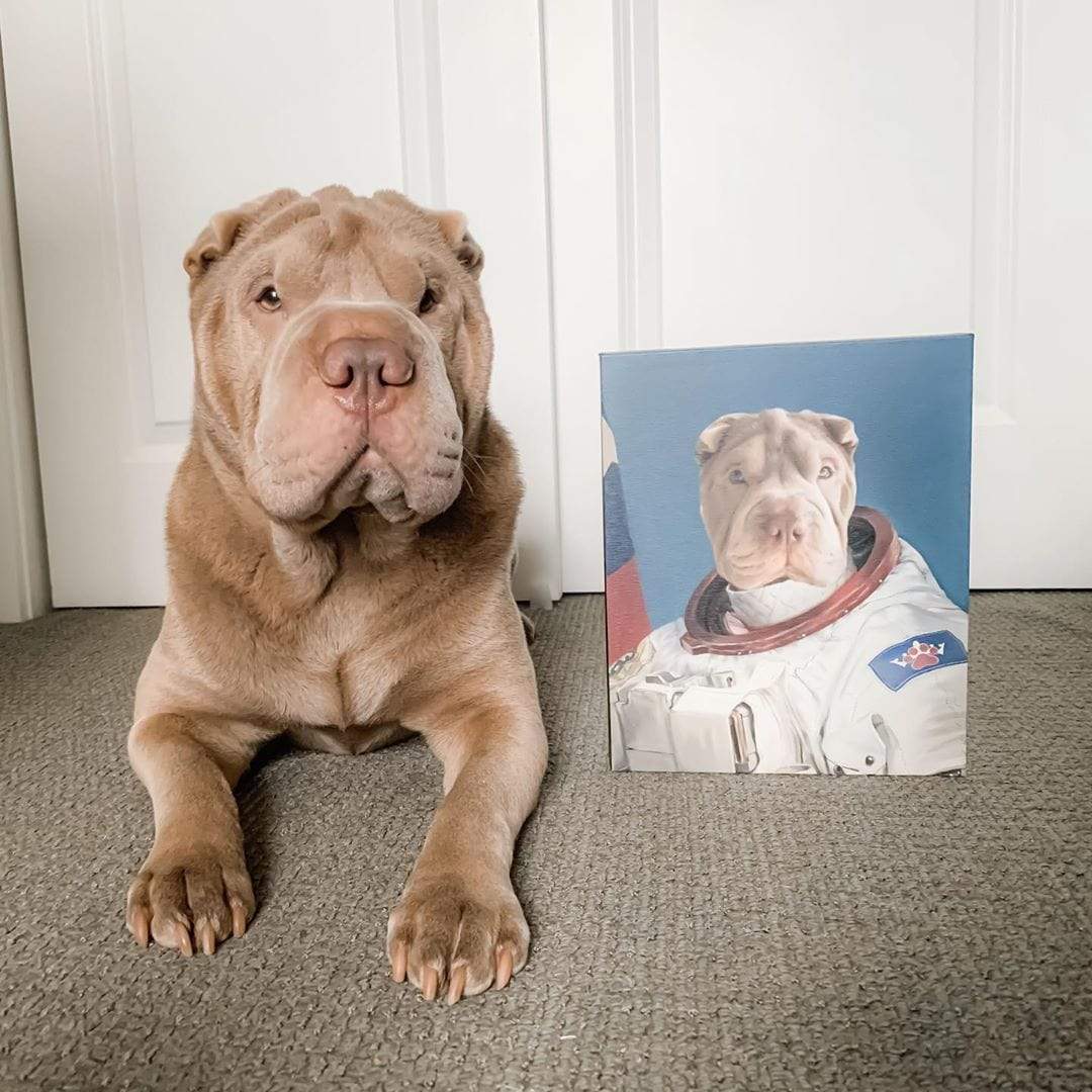 The Astronaut - Custom Pet Canvas