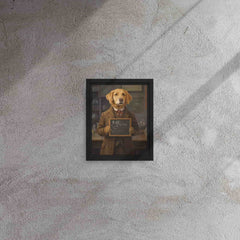 The Genius Portrait – Custom Pet as a Vintage Scientist