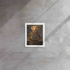 The Genius Portrait – Custom Pet as a Vintage Scientist
