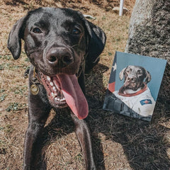 The Astronaut - Custom Pet Canvas