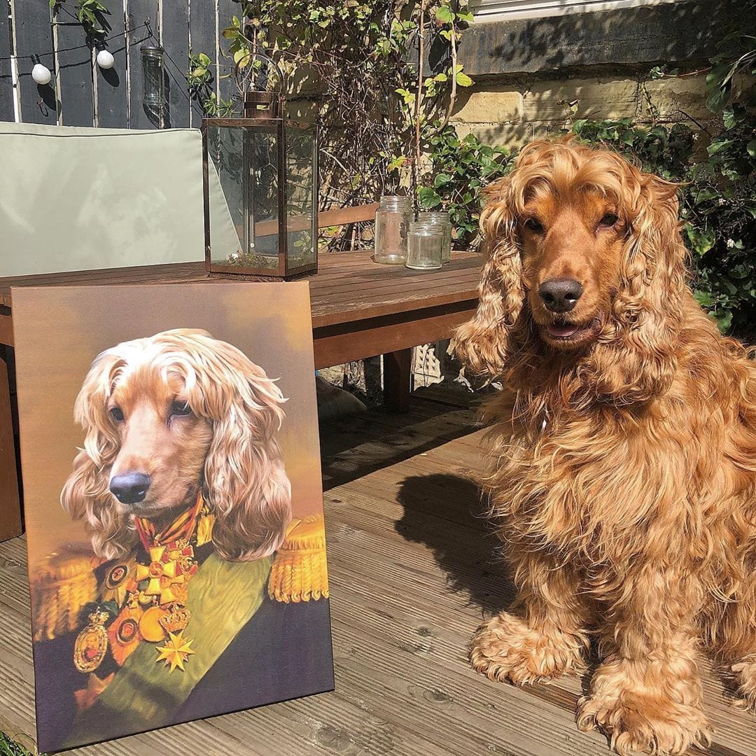 The Colonel - Custom Pet Canvas