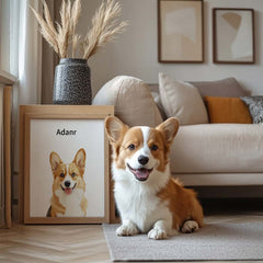 Custom Pet Portrait – Modern Pet Portrait