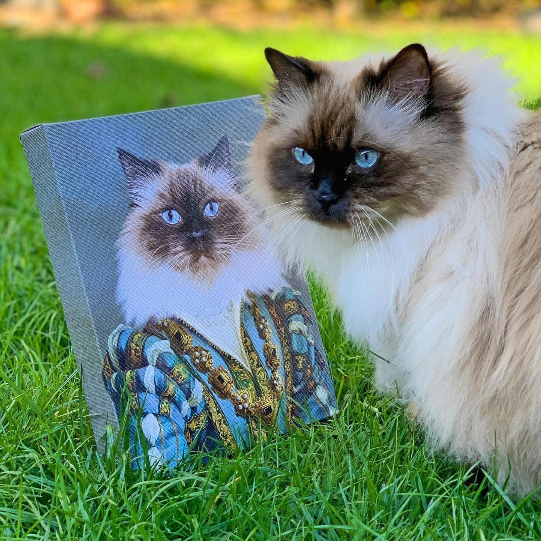 The Sapphire Queen - Custom Pet Canvas