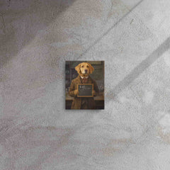 The Genius Portrait – Custom Pet as a Vintage Scientist